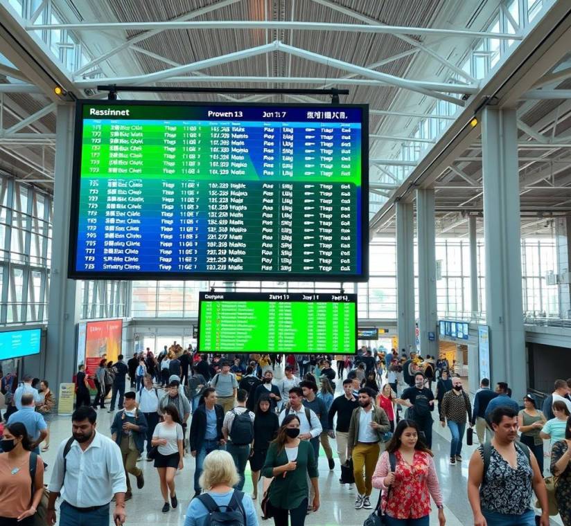 공항 정보 디스플레이​​